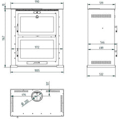 Horno de leña HL-200 F FM