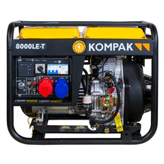 Generador diésel abierto 8000LET KOMPAK