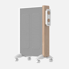 Radiador de mica Badin 1500W blanco/madera