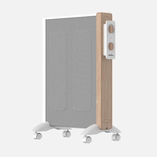 Radiador de mica Badin 1500W blanco/madera