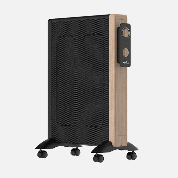 Radiador de mica Badin 1500W negro/madera