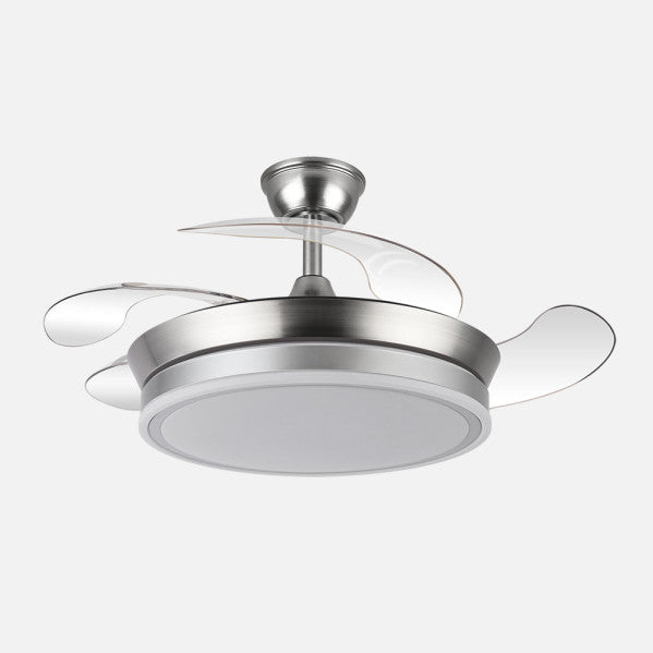 Ventilador de techo BAYOMO 91 cm níquel