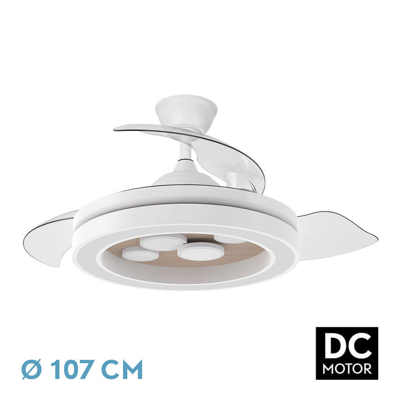 Ventilador de techo DC CUPIDO 55W 107cm
