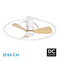 Ventilador de techo DC Oporto 56W 84cm