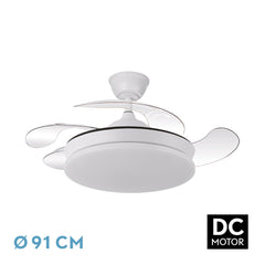 Ventilador de techo DC TRIDENTE 59W 91cm