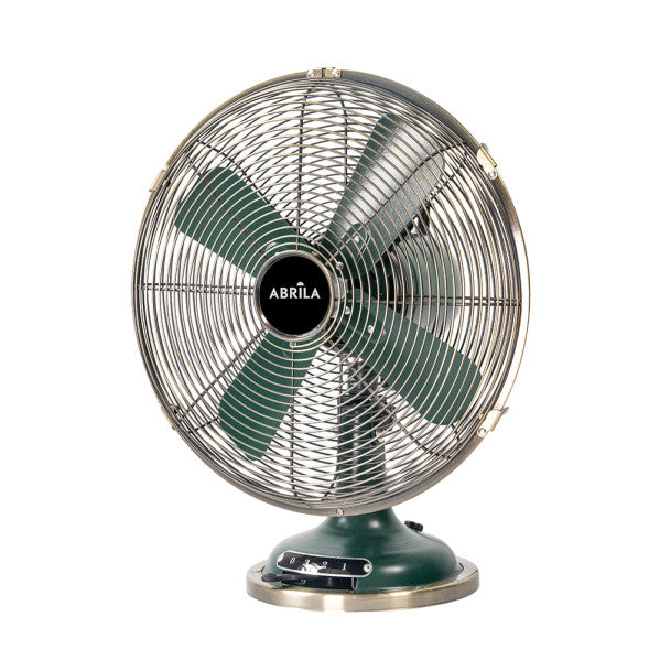 Ventilador de sobremesa Capitolio 37W Oliva/Cuero