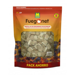 Pastillas de encendido ecológicas PACK AHORRO 200 unidades - Tu piscina y jardín - Massó