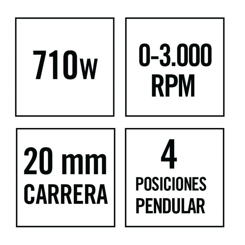 Sierra caladora RATIO SR710NM