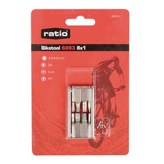 Juego de herramientas 8 en 1 para bicicletas RATIO Biketool 6893