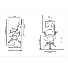 Silla Victoria con reposacabezas abatibles