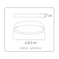 Plafón LED DUOLEC Dublín 24W 2700-6500K