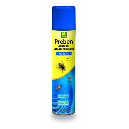 Insecticida en aerosol contra insectos voladores 750ml - Tu piscina y jardín - Massó