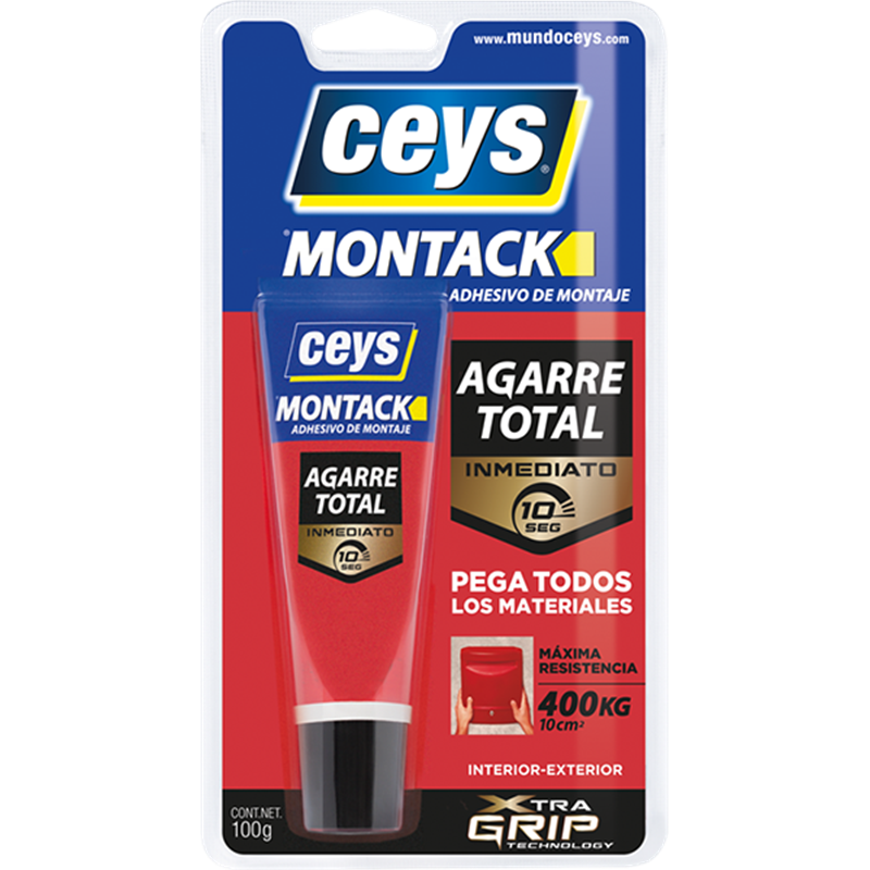 Ceys Montack agarre total inmediato que pega todos los materiales