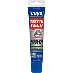 Silicona total tech blanco 125ml Ceys